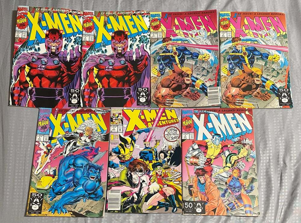 Marvel Comics X-Men annuals 7 issues